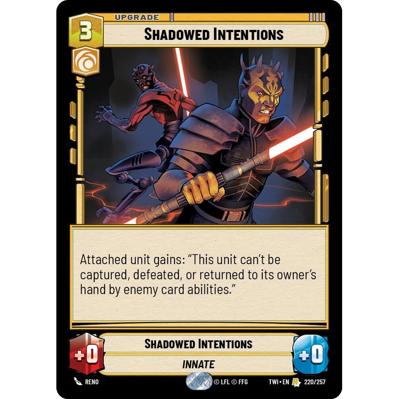 Shadowed Intentions (220/257) (220/257) [Twilight of the Republic]