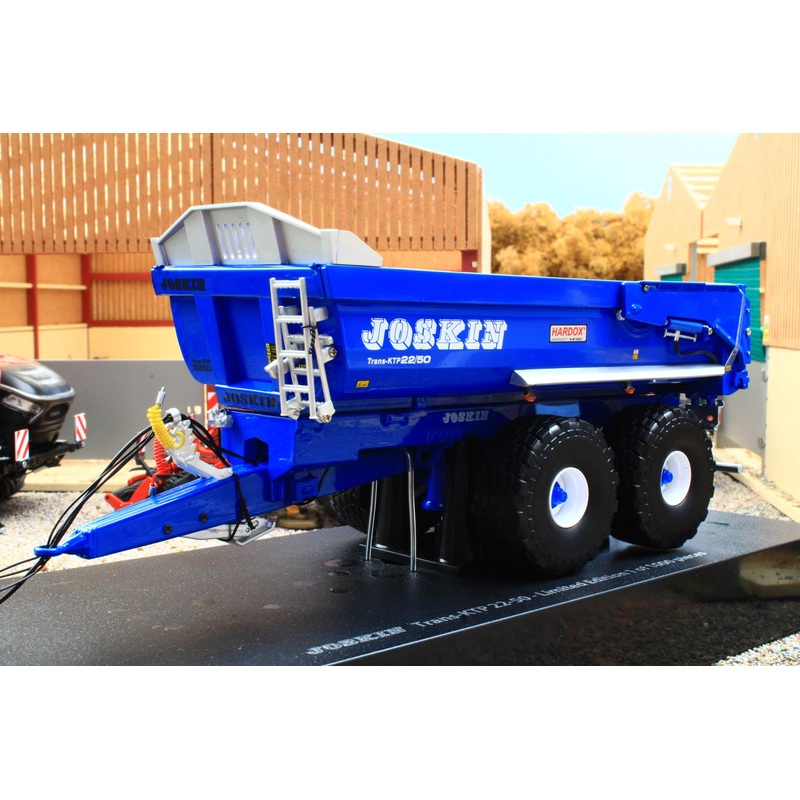 UH6818 Universal Hobbies 1:32 Scale Joskin Trans-KTP 27-50 Trailer in Blue Limited Edition