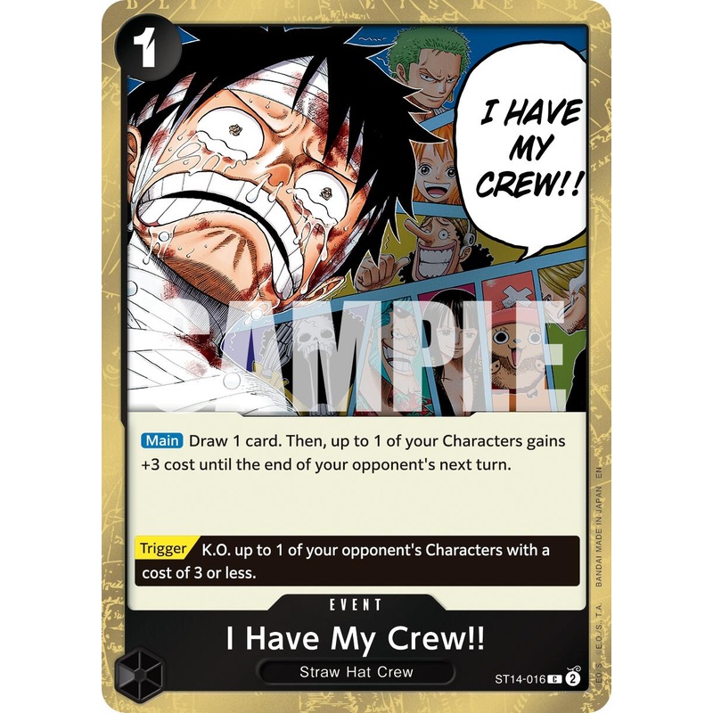 I Have My Crew!! (Pirate Foil) [Premium Booster -The Best- Vol. 2]