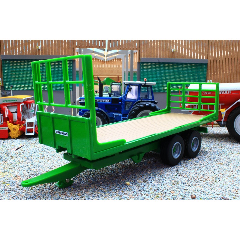 43414 Britains Flat Bed Bale Trailer