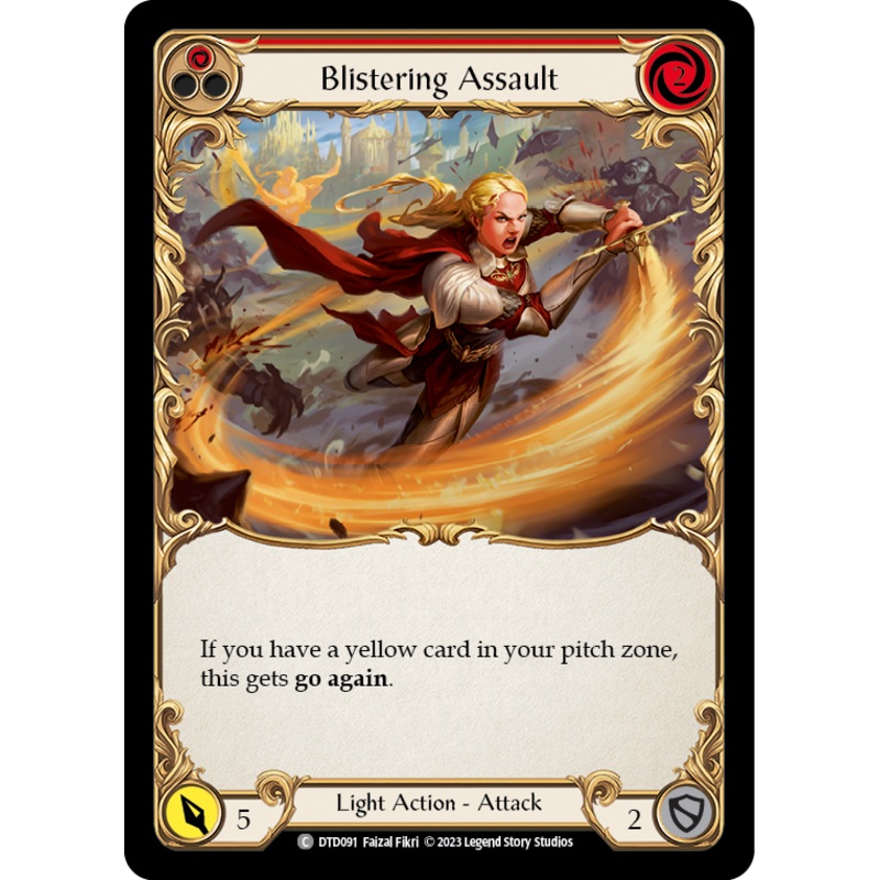 Blistering Assault (Red) [DTD091] (Dusk Till Dawn)