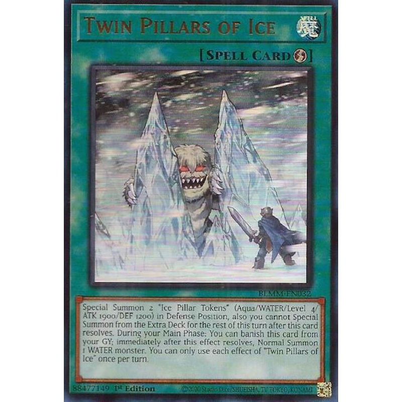 Twin Pillars of Ice [BLMM-EN032] Ultra Rare