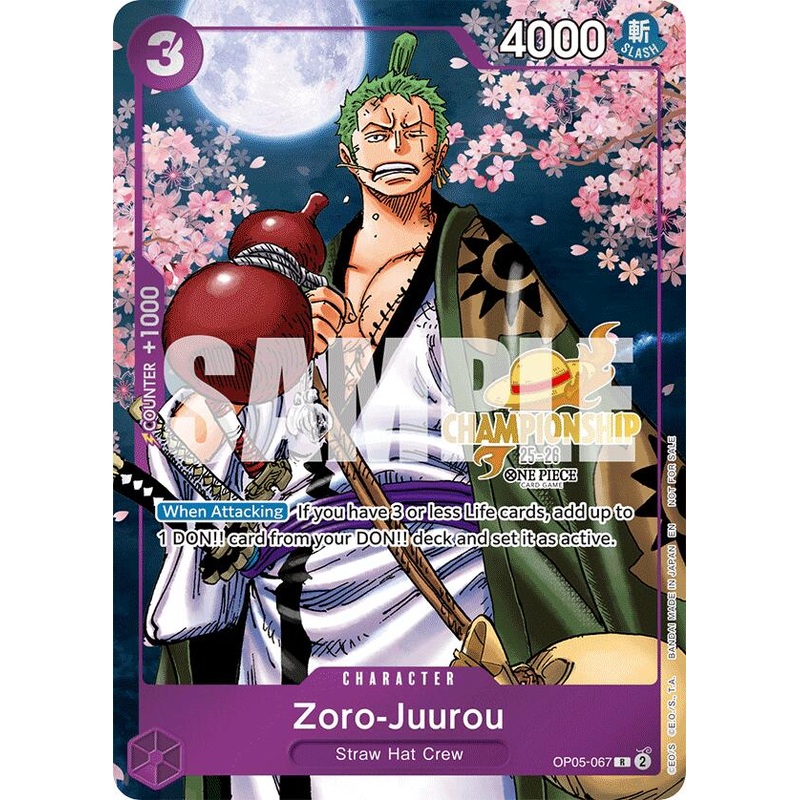 Zoro-Juurou (CS 25-26 Event Pack) [One Piece Promotion Cards]