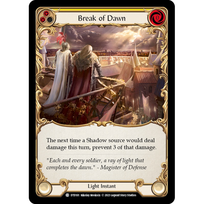 Break of Dawn (Yellow) [DTD101] (Dusk Till Dawn)