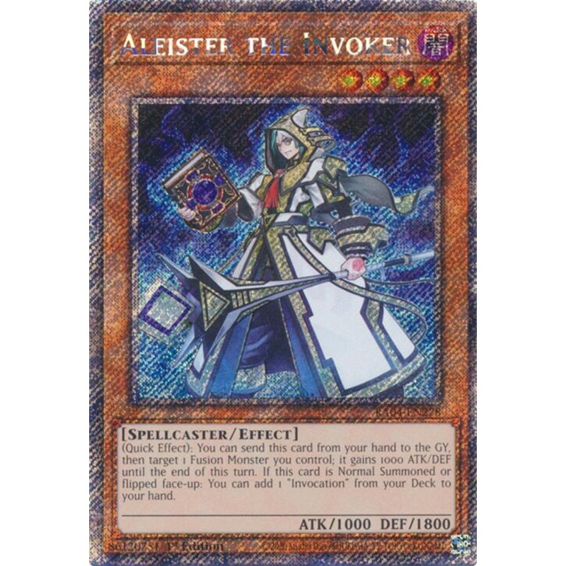 Aleister the Invoker [RA04-EN278] Platinum Secret Rare