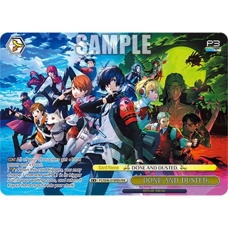 DONE AND DUSTED. (P3/SE46-E19PERPER) [Persona 3 Reload Premium Booster]