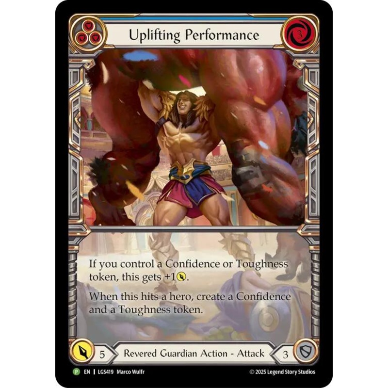 Uplifting Performance [LGS419] (Promo)  Cold Foil