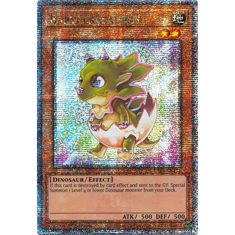 Babycerasaurus [RA04-EN131] Quarter Century Secret Rare