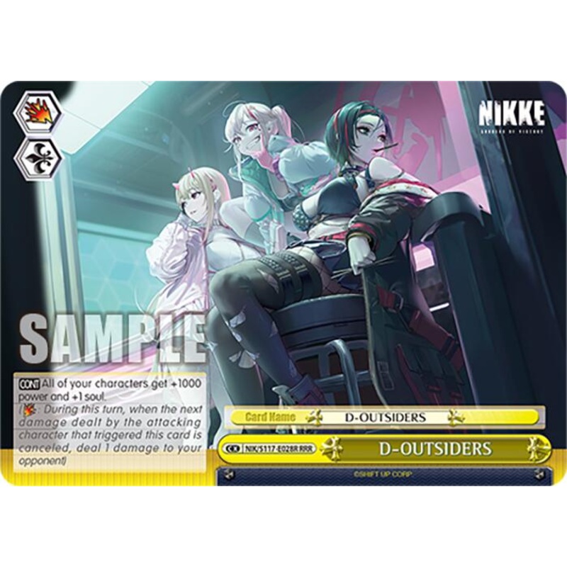 D-OUTSIDERS (NIK/S117-E028R RRR) [GODDESS OF VICTORY: NIKKE]