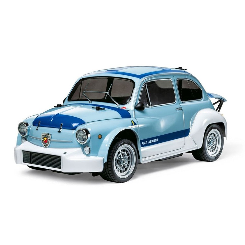 Tamiya 1/10 Fiat Abarth 1000 TCR Berlina Corse MB-01 Chassis Blue Grey Pre-Painted Body RC Kit 47492