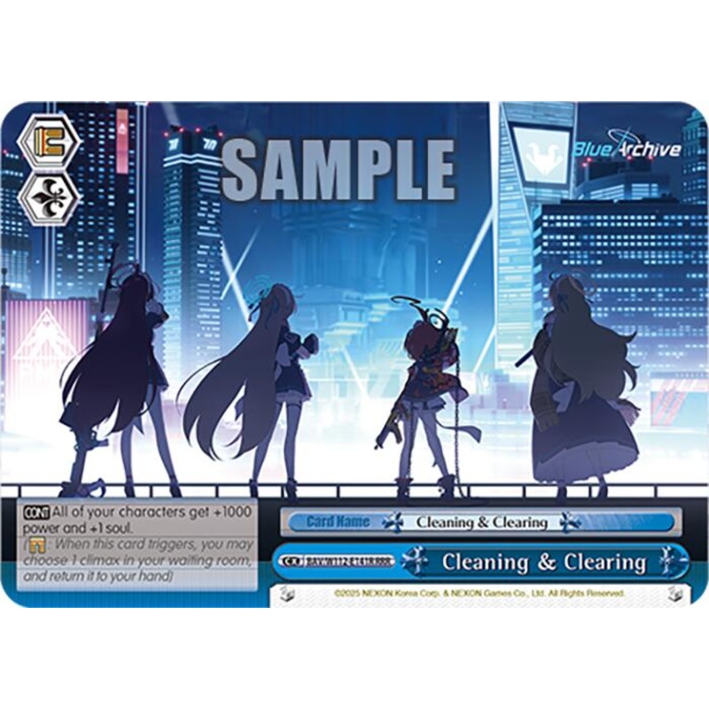 Cleaning & Clearing (BAV/W112-E141R RRR) [Blue Archive]