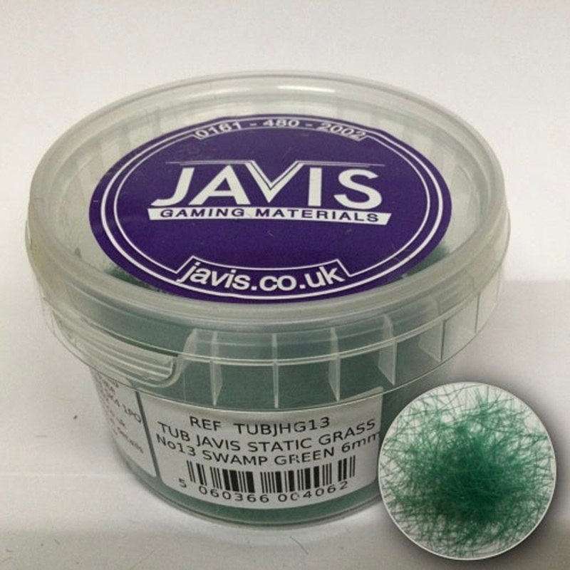 Javis STATIC GRASS No 13 SWAMP GREEN 6mm