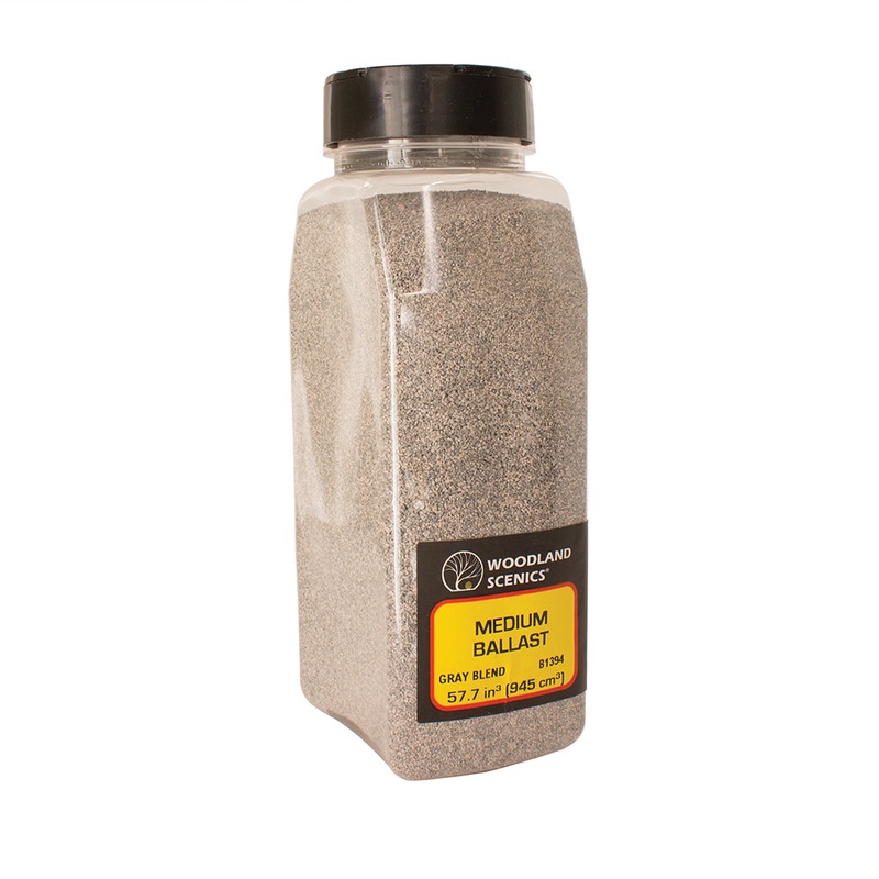 Woodland Scenics WB1394 Grey Blend Medium Ballast
