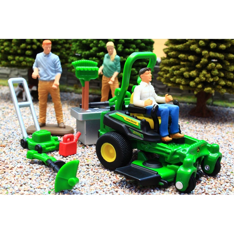 43386 Britains 1:32 Scale John Deere Garden Playset with Figures & Tools