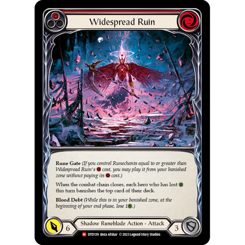 Widespread Ruin [DTD139] (Dusk Till Dawn)  Rainbow Foil