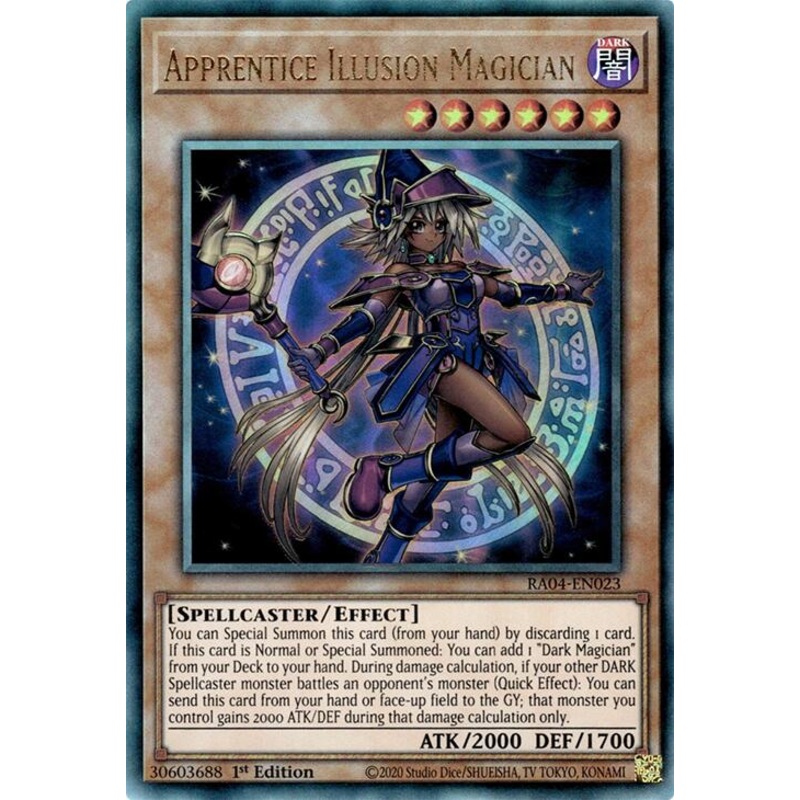 Apprentice Illusion Magician [RA04-EN023] Prismatic Ultimate Rare