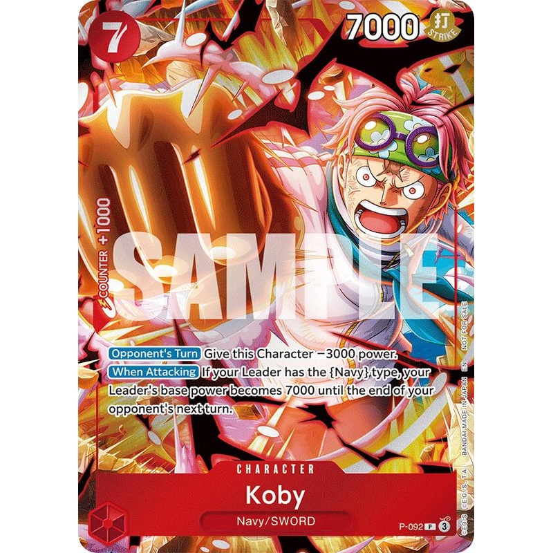 Koby (Event Pack Vol. 7) [One Piece Promotion Cards]