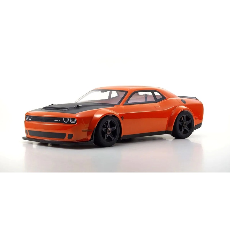 Kyosho 1/8 Inferno GT2 VE Dodge Challenger SRT Demon Go Mango 4WD Electric 4S Brushless On Road RC Car