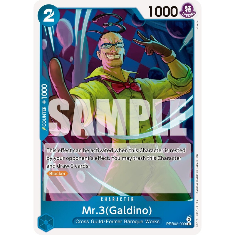 Mr.3(Galdino) [Premium Booster -The Best- Vol. 2]