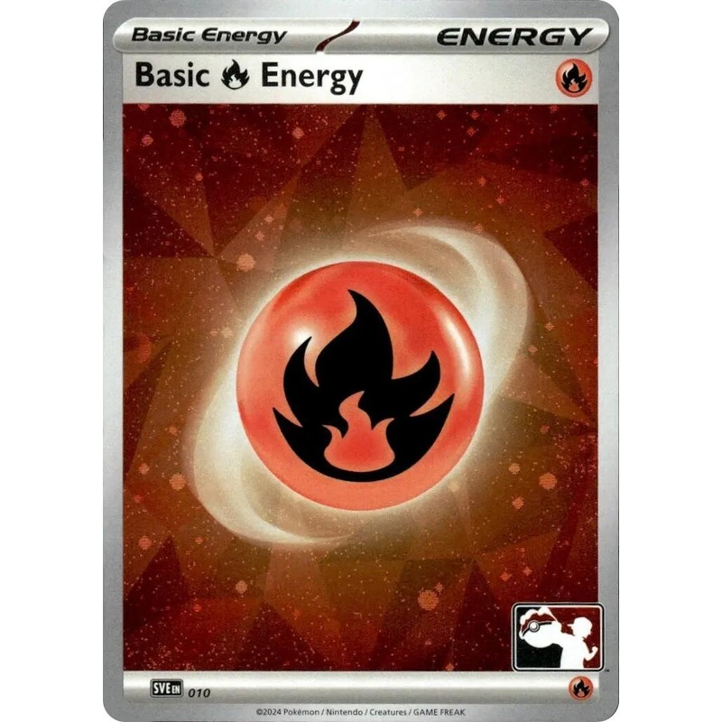 Basic Fire Energy (010) (Cosmos Holo) [Prize Pack Series Seven]