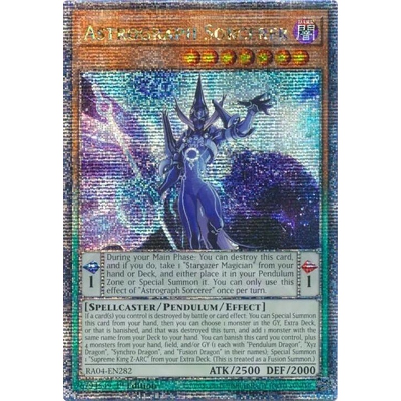 Astrograph Sorcerer [RA04-EN282] Quarter Century Secret Rare