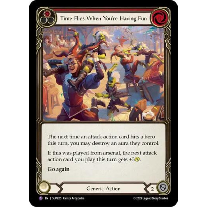 Time Flies When You're Having Fun [SUP220] (Super Slam)  Rainbow Foil