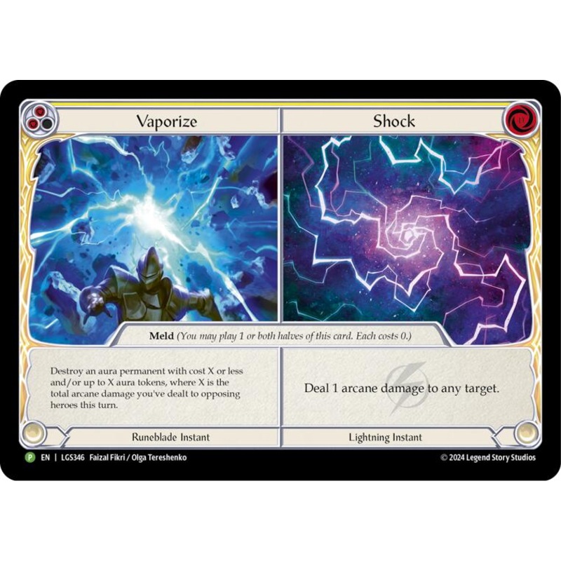 Vaporize // Shock [LGS346] (Promo)  Cold Foil