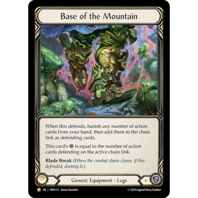 Base of the Mountain [MPG113] (Mastery Pack Guardian)  Rainbow Foil