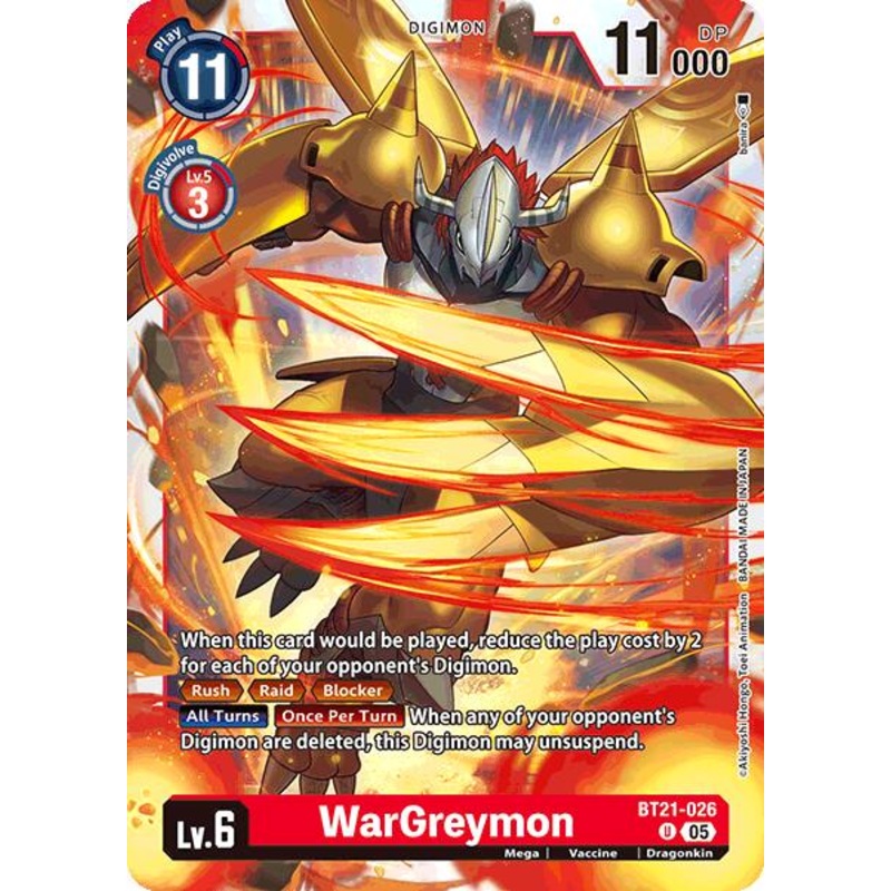 WarGreymon [BT21-026] [World Convergence]