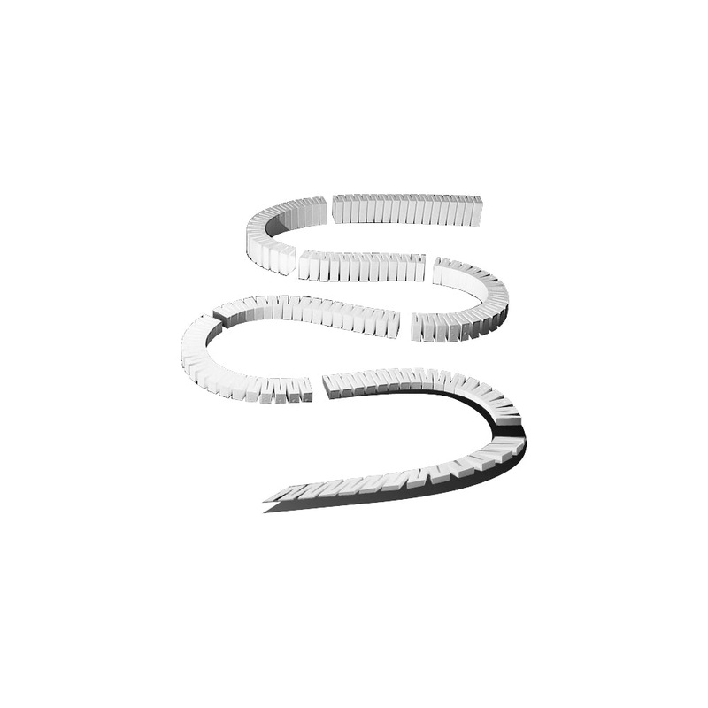 Woodland Scenics WST1410 2 percent x 2' Incline/Decline Set 0-4 in 16' (x8/set)