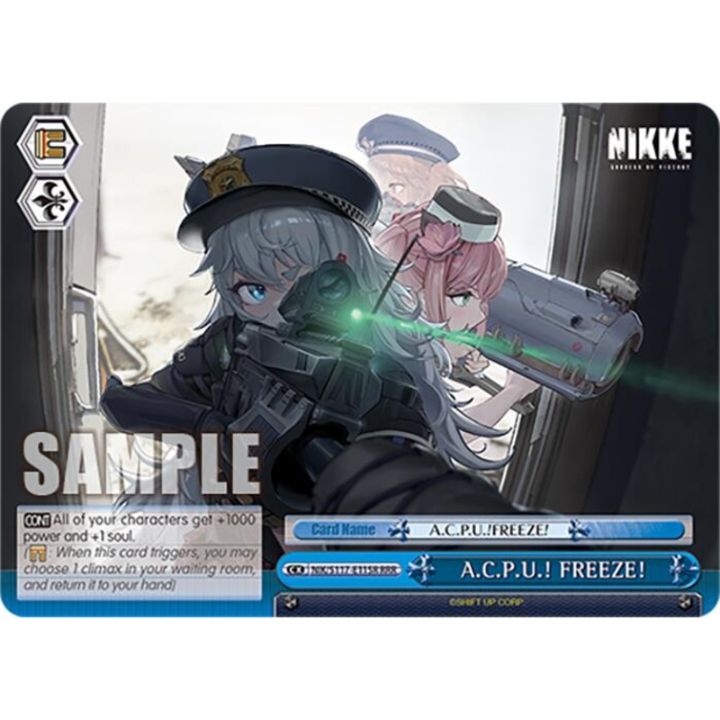 A.C.P.U.! FREEZE! (NIK/S117-E115R RRR) [GODDESS OF VICTORY: NIKKE]