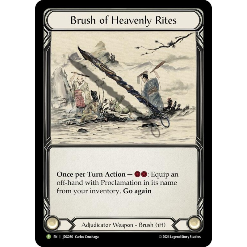 Brush of Heavens Rites - JDG030 [JDG030] (Promo)  Cold Foil