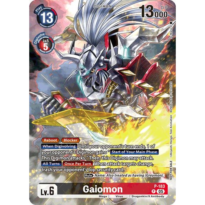 Gaiomon [P-183] (BT-21: Illustration Celebration Pack) [World Convergence]