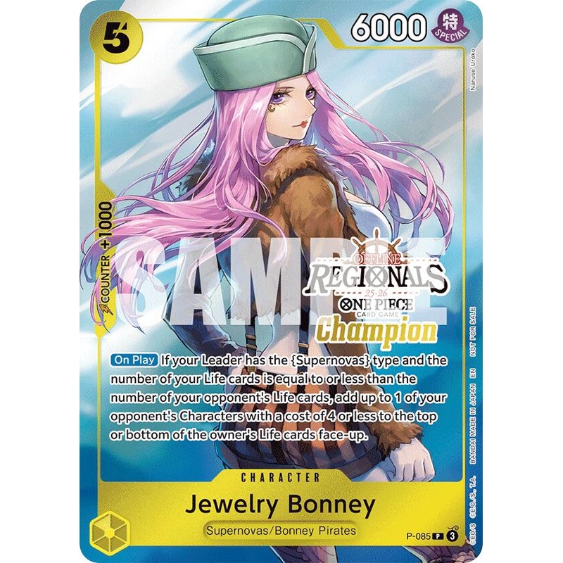 Jewelry Bonney (Offline Regional Champion Card Set 2025 Vol.2) [One Piece Promotion Cards]