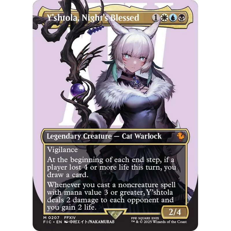 Y'shtola, Night's Blessed (Borderless) [FINAL FANTASY Commander]