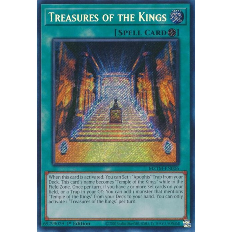 Treasures of the Kings [MZTM-EN006] Secret Rare