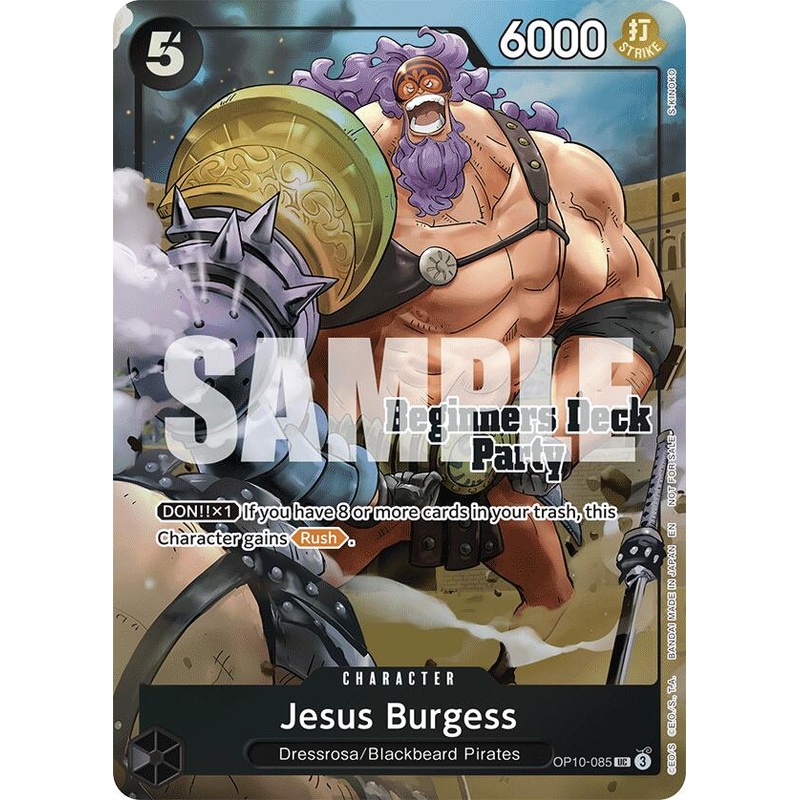 Jesus Burgess (ST-23 - ST-28 Beginners Deck Party) [Winner] [One Piece Promotion Cards]