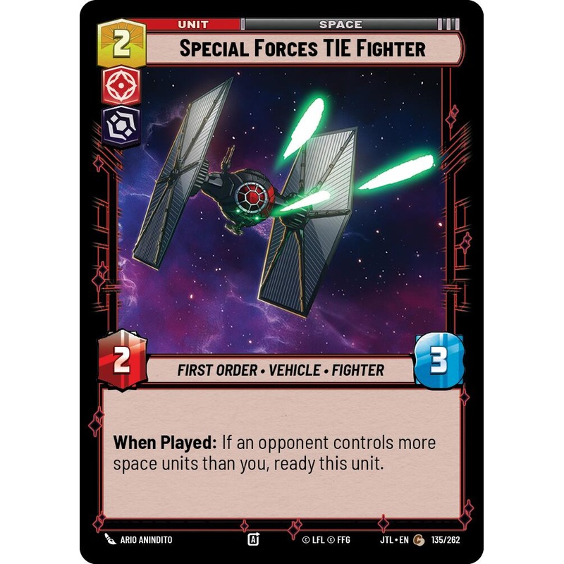 Special Forces TIE Fighter (135/262) (135/257) [Jump to Lightspeed]