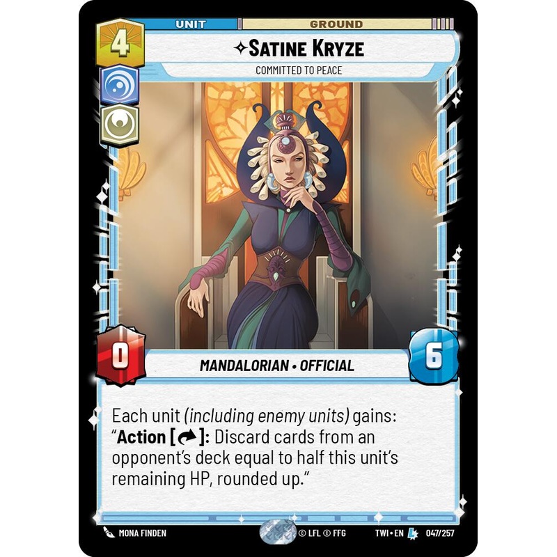 Satine Kryze - Committed to Peace (047/257) (047/257) [Twilight of the Republic]