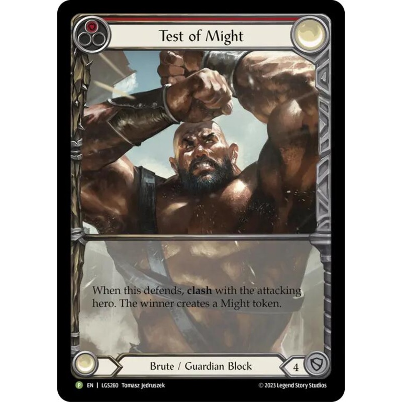 Test of Might [LGS260] (Promo)  Rainbow Foil