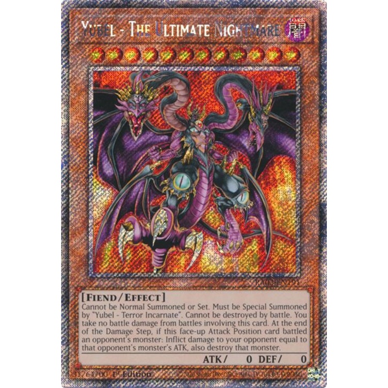 Yubel - The Ultimate Nightmare (Platinum Secret Rare) [RA03-EN191] Platinum Secret Rare