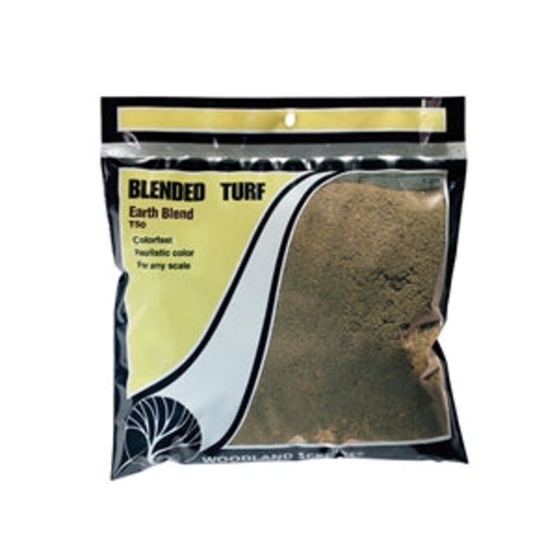 Woodland Scenics Earth Blend Fine Turf Bag WT50