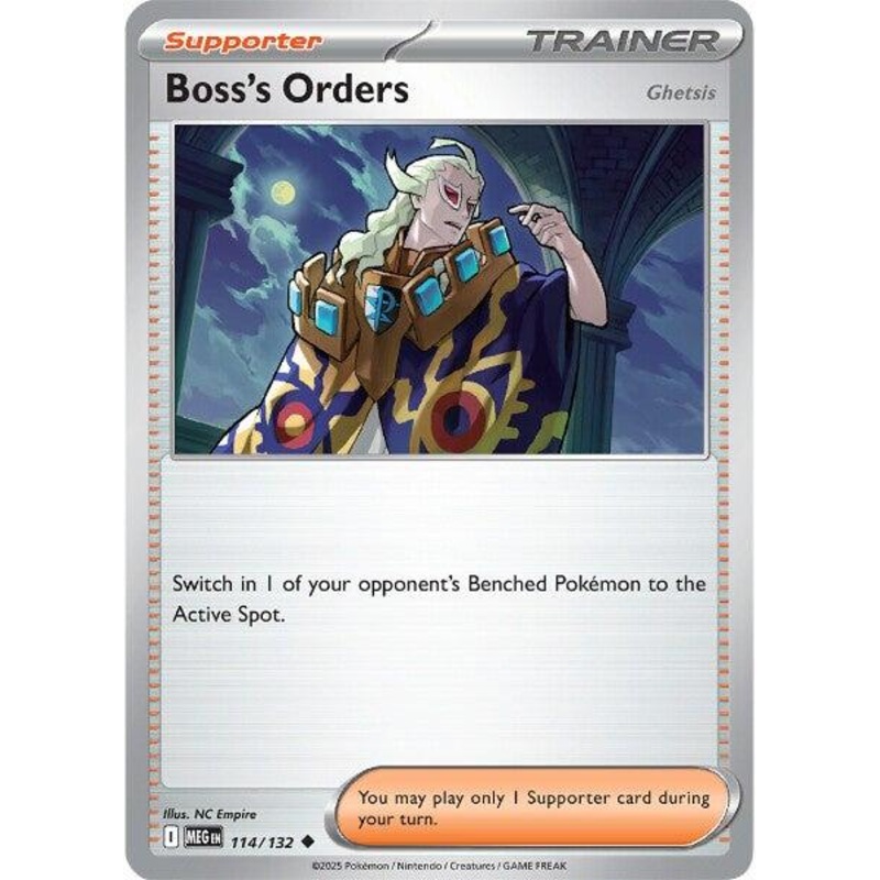 Boss's Orders (114/132) [Ghetsis] [Mega Evolutions: Base Set]