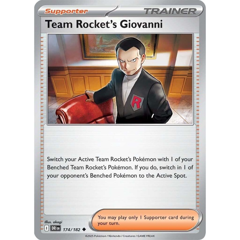 Team Rocket's Giovanni (174/182) [Scarlet & Violet: Destined Rivals]