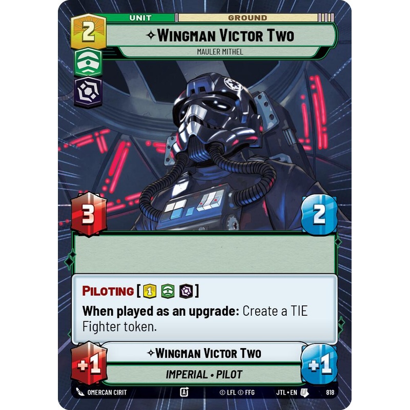 Wingman Victor Two - Mauler Mithel (818) (Hyperspace Foil) (818) [Jump to Lightspeed]