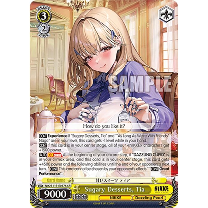 Sugary Desserts, Tia (NIK/S117-E017S SR) [GODDESS OF VICTORY: NIKKE]