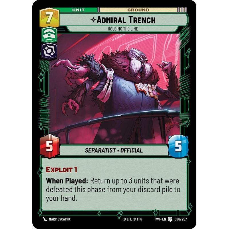 Admiral Trench - Holding the Line (086/257) (086/257) [Twilight of the Republic]