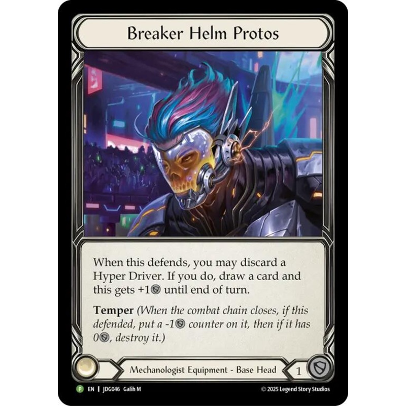 Breaker Helm Protos [JDG046] (Promo)  Cold Foil