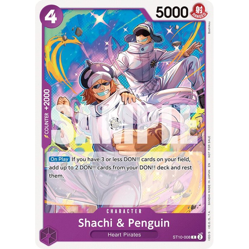 Shachi & Penguin (Tournament Pack 2025 Vol. 4) [One Piece Promotion Cards]