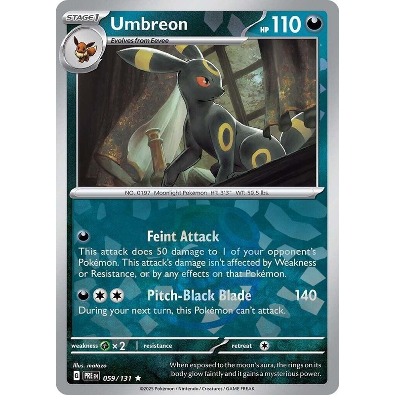 Umbreon (059/131) (Master Ball Pattern) [Scarlet & Violet: Prismatic Evolutions]